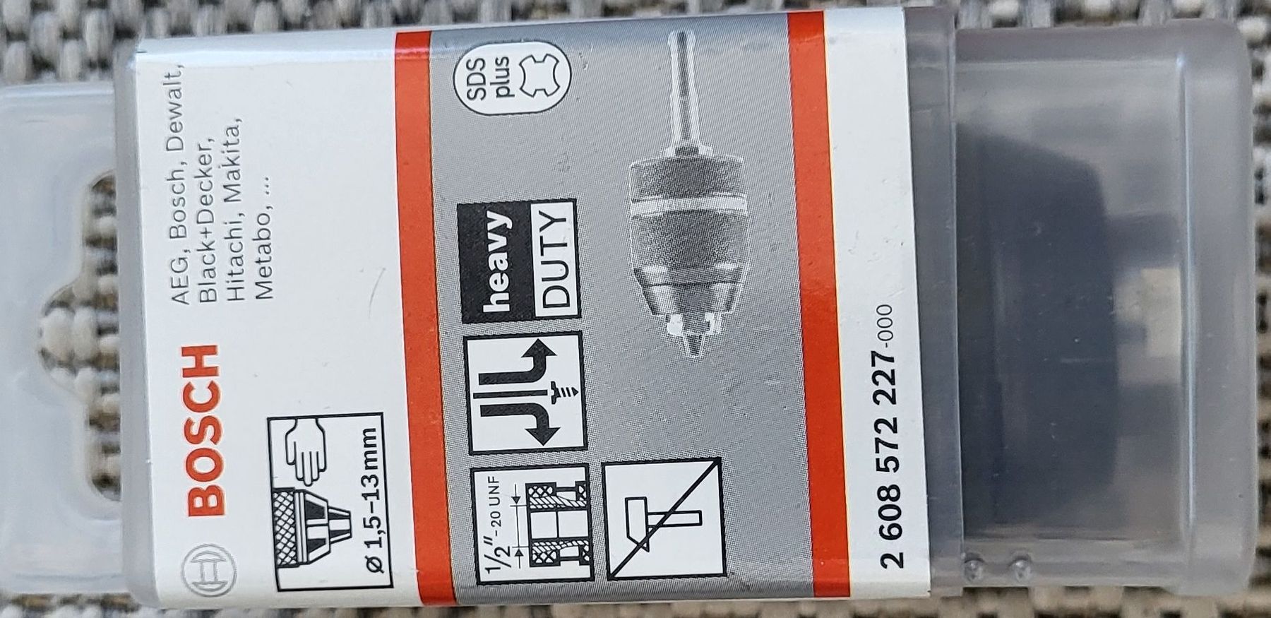 Bosch Tutti gli attrezzi: Bosch Bohrfutter SDS Plus 1.5-13mm - Neu & OVP – Nuovo (secondo la descrizione) da Chur venduto da boarder1983