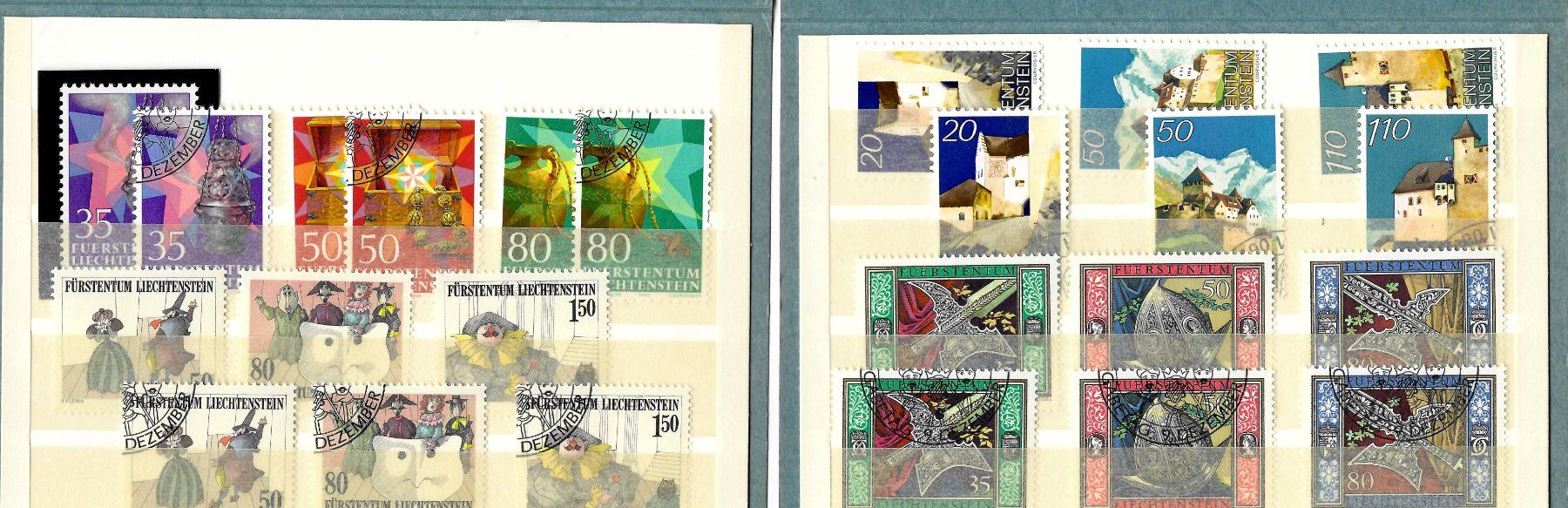 Tutti i francobolli: 1985 4 Sätze postfrisch und Erstagsstempel – Usato da Eggersriet venduto da stamp303