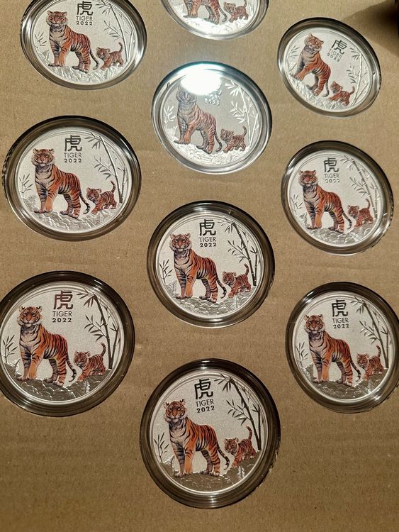 Lunar Serie II - Jahr Des Tigers 1 Oz Silbermünze Produktbild-Vorschau 7