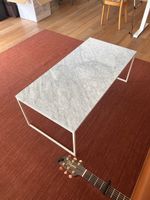 Couchtisch Marmor weiss 120 x 60 cm guter Zustand