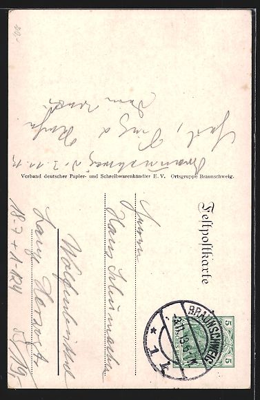 Cancelleria postale: Richard Wagner: Braunschweig, Ernst Augu – Usato da Berlin venduto da bartko-reher 1
