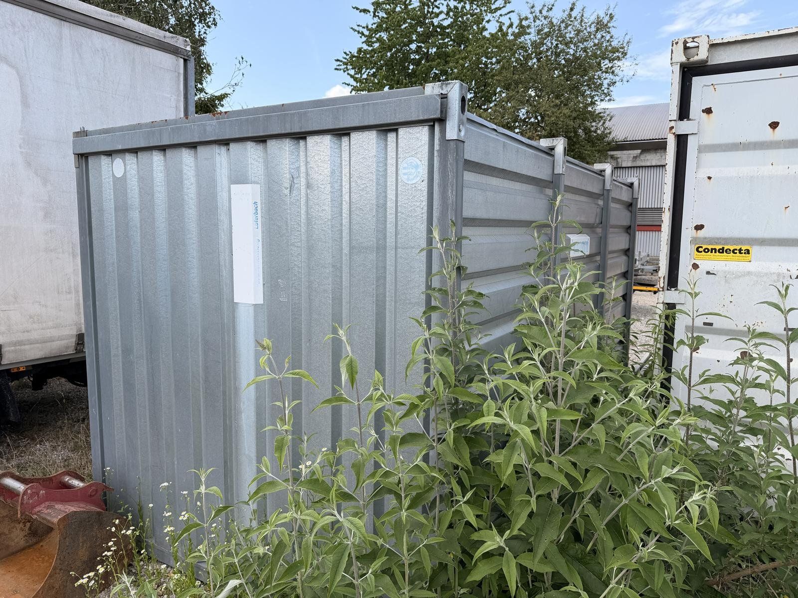 Baucontainer: Blechcontainer, Metall-Baracke, Material-Container WERAG AG – Gebraucht aus luterbach von boxster4 6