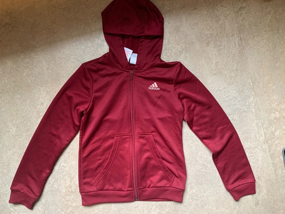 Weinrote store adidas jacke