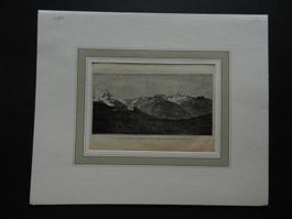 Ansicht Riffelberg Matterhorn