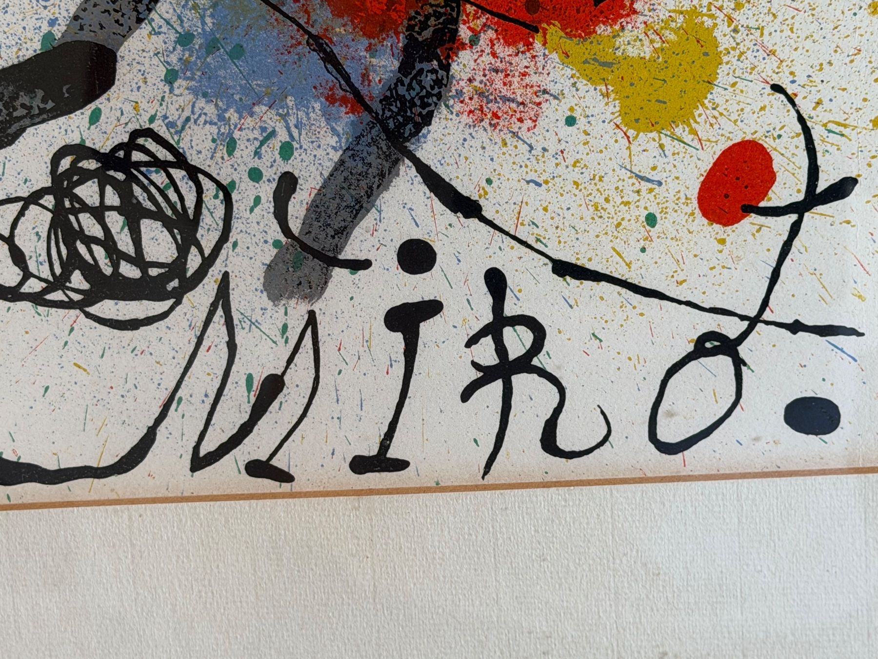 Dipinti: Miro Lithographie Original abstraktes Bild gerahmt – Usato da Basel venduto da PAUL_ART 7