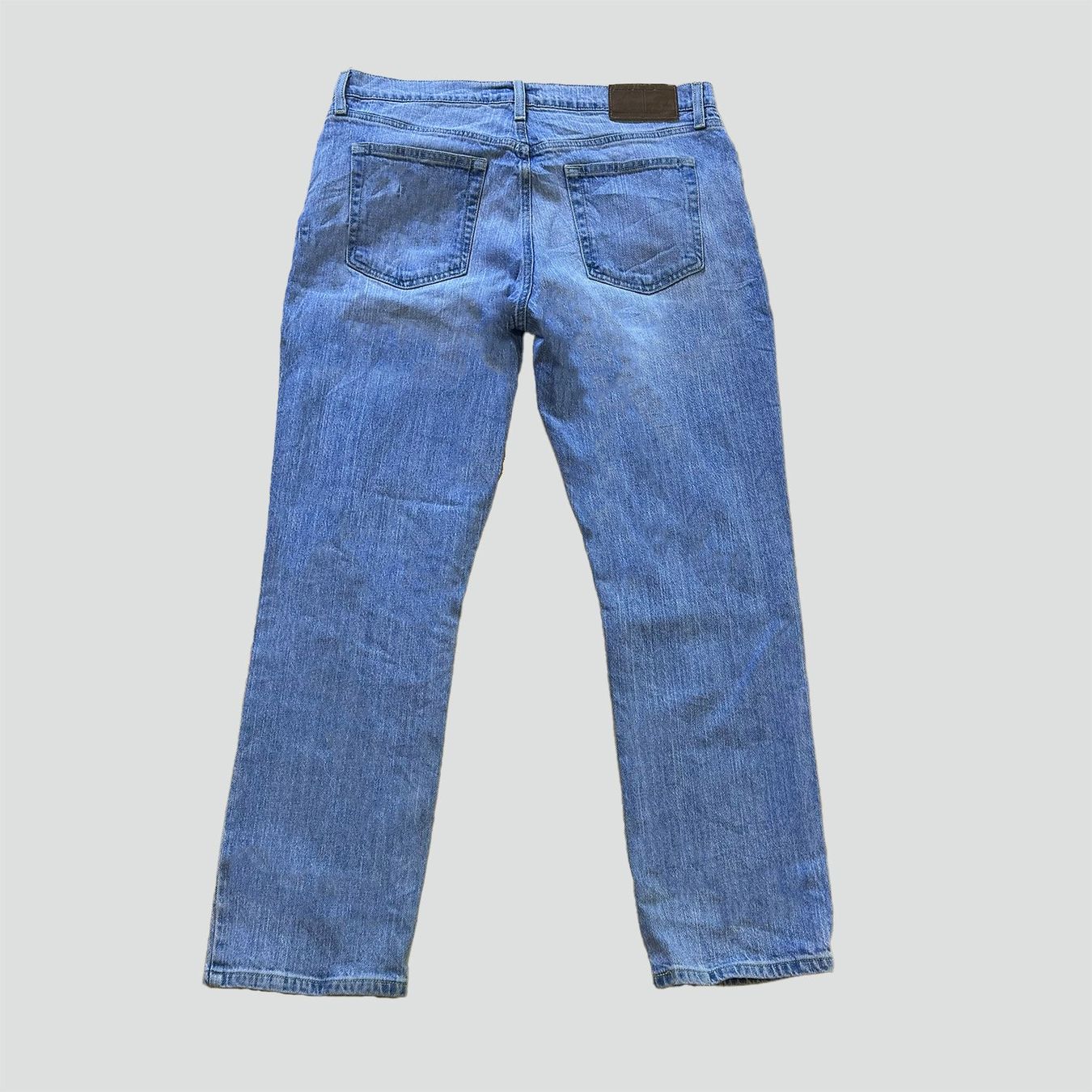 Tommy Hilfiger Jeans: Tommy Hilfiger blue straight leg jeans – Usato da St. Gallen venduto da sourced_limited