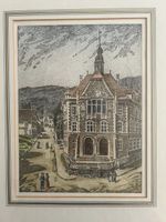 Grenchen Alte Post, Druck, gerahmt, sehr schön erhalten