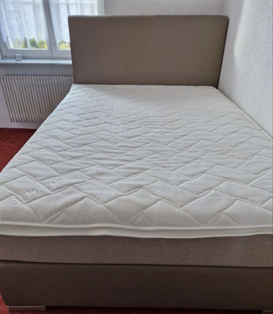 Lits: Boxspringbett LENNO 140x200 cm inkl. Topper – D'occasion à Binningen par Daxon 1
