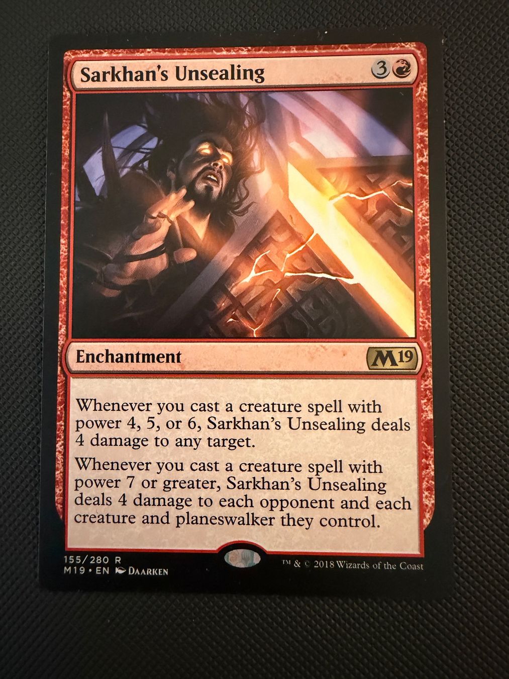 Magic The Gathering Sammelbilder & Trading cards: Sarkhan's Unsealing – Gebraucht aus Ulisbach von joelsj