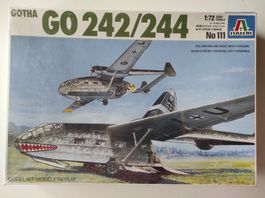 Gotha Go 242/244 mit Kübelwagen, Bausatz von Italeri 1/72