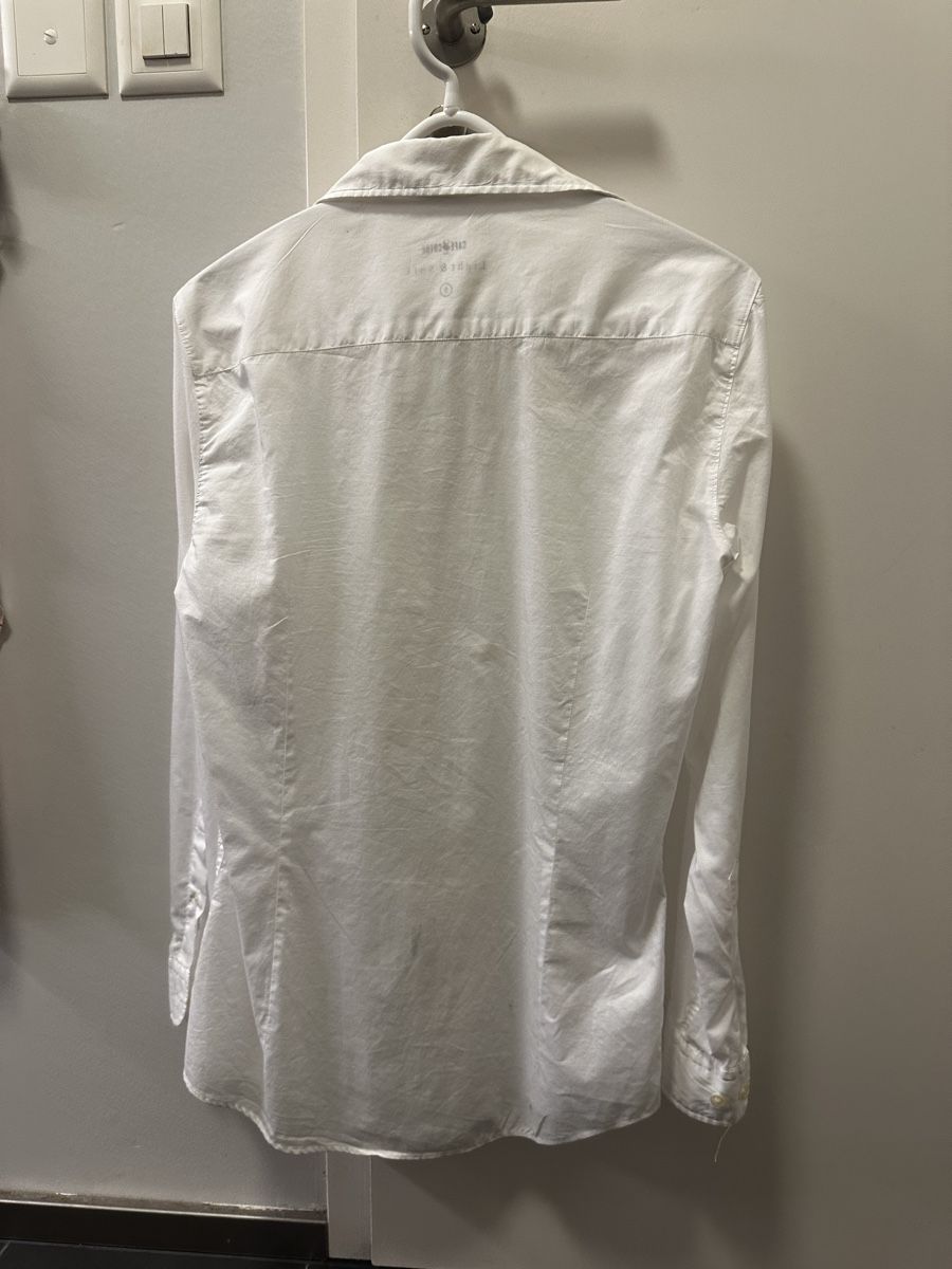 Camicie: Café Coton chemise light and soft blanc  – Usato da Carouge GE venduto da cytoplan 1