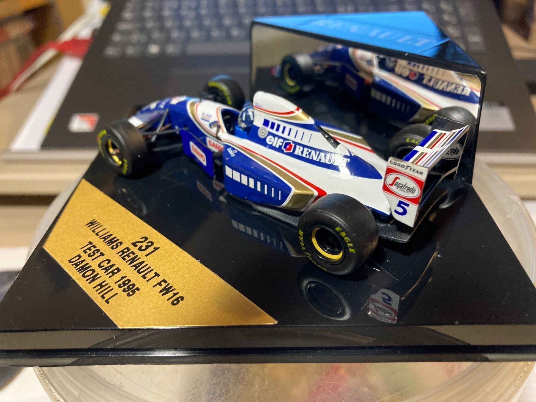 Williams Modellini d'auto: Williams Renault fw16.  1/43 – Usato da Versoix venduto da Jeannot57 2