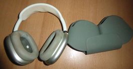 Apple Airpods Max grün mit Lightning Kabel