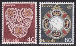 Satz SBK-Nr. 576-577 (Europa 1976) gestempelt