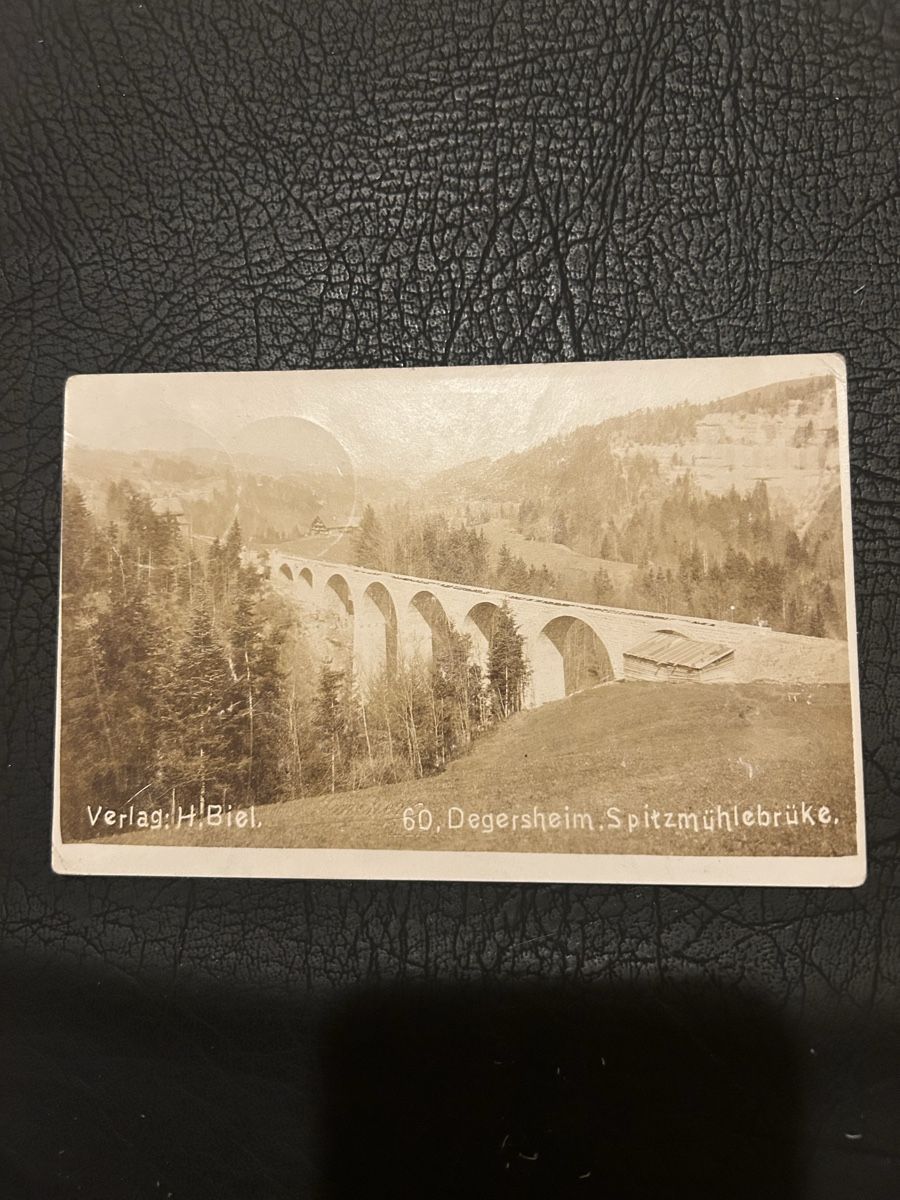 Cartoline postali: Degersheim Spitzmühlebrüke 1909 – Usato da Breganzona venduto da Milesbo