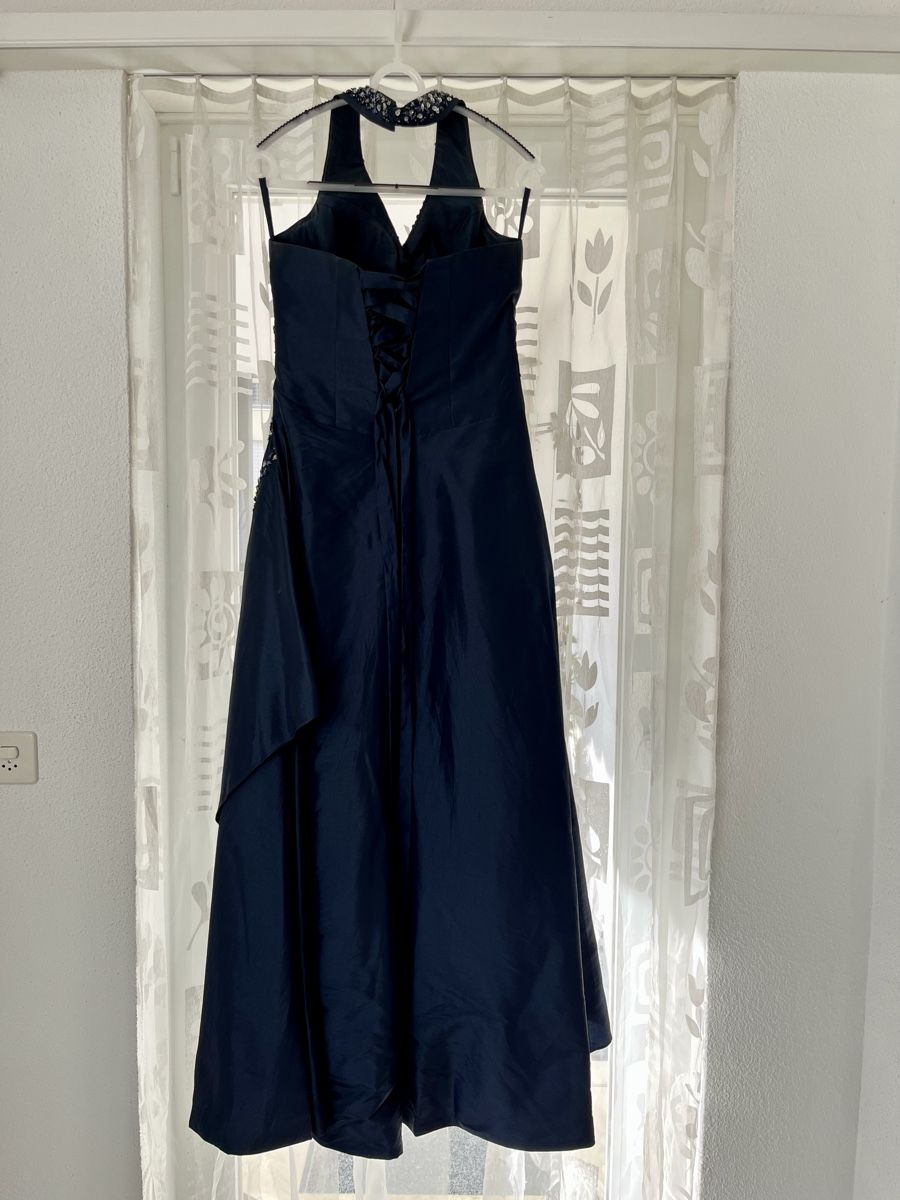 Vestiti: Abendkleid mit Pailletten Gr. 36 dunkelblau – Usato da Meilen venduto da mogli_luna 2