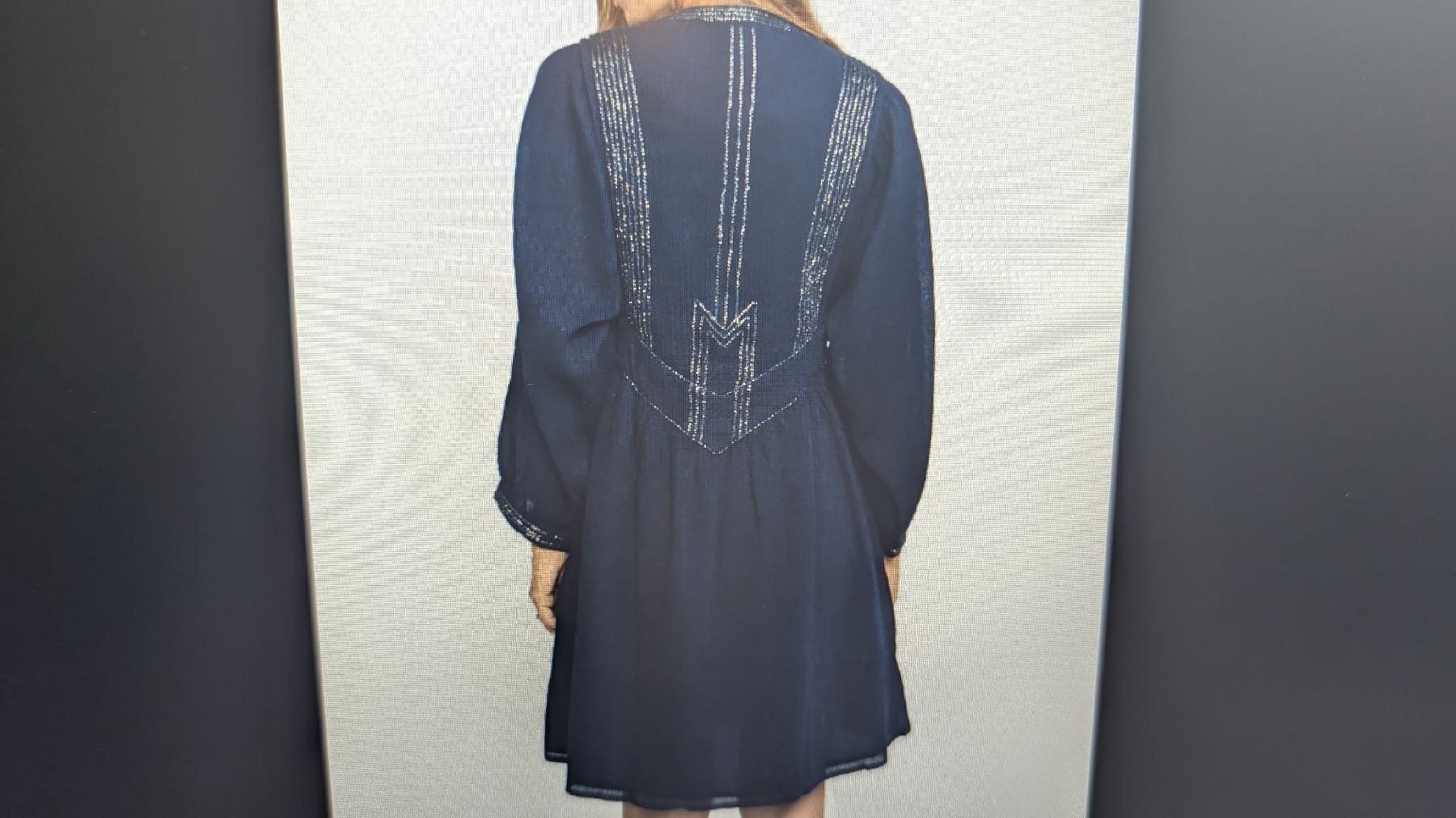 Kleider: Robe bleue et fil or – Neu und originalverpackt aus Bernex von Natalys 1