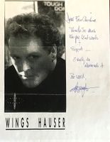 Wings Hauser 1947-2025 Autogramm signiert Papier 20x30cm