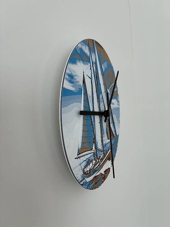 Orologi: Uhr mit Segelschiff als Motiv – Nuovo (secondo la descrizione) da Ermenswil venduto da hoember 2