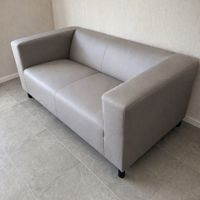 Graues Ledersofa top Zustand