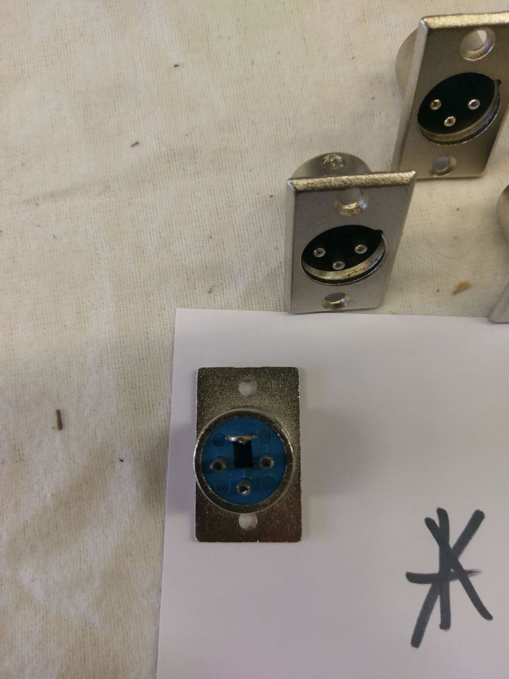 Kabel: 3Pol XLR Einbau stecker (*68) – Neu (gemäss Beschreibung) aus Däniken SO von Profog1 3