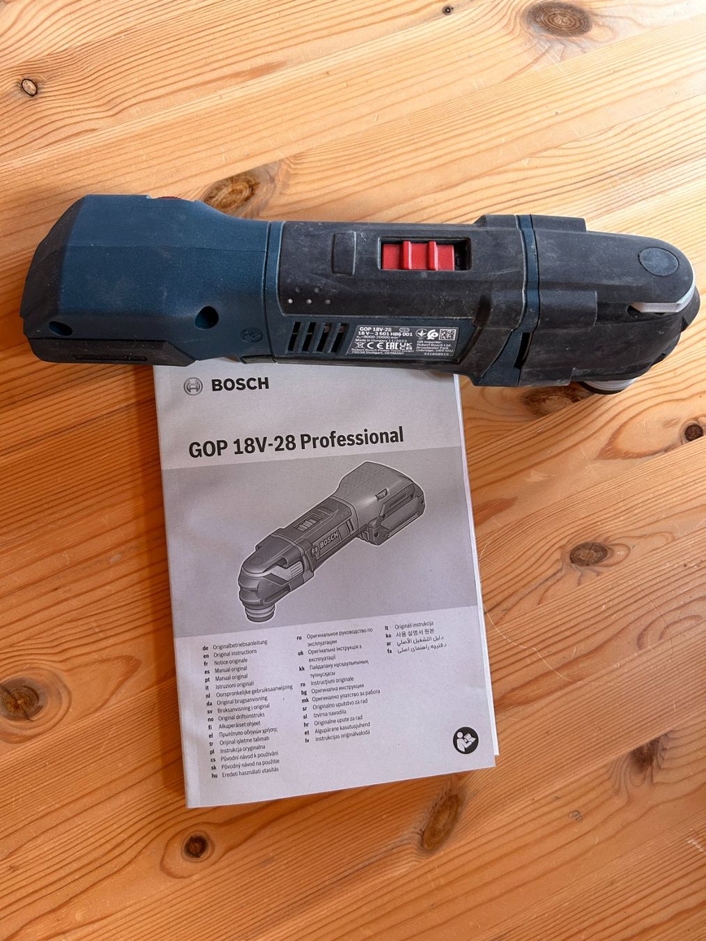 Bosch Tutti gli attrezzi: Bosch GOP 18V-28 Professional Solo Multitool – Usato da Magden venduto da DorotheaKL
