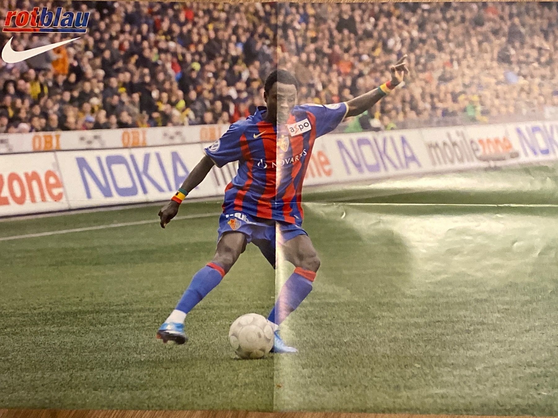Poster & Bilder: FC Basel Samuel Inkoom – Gebraucht aus Büsserach von Gimenez77