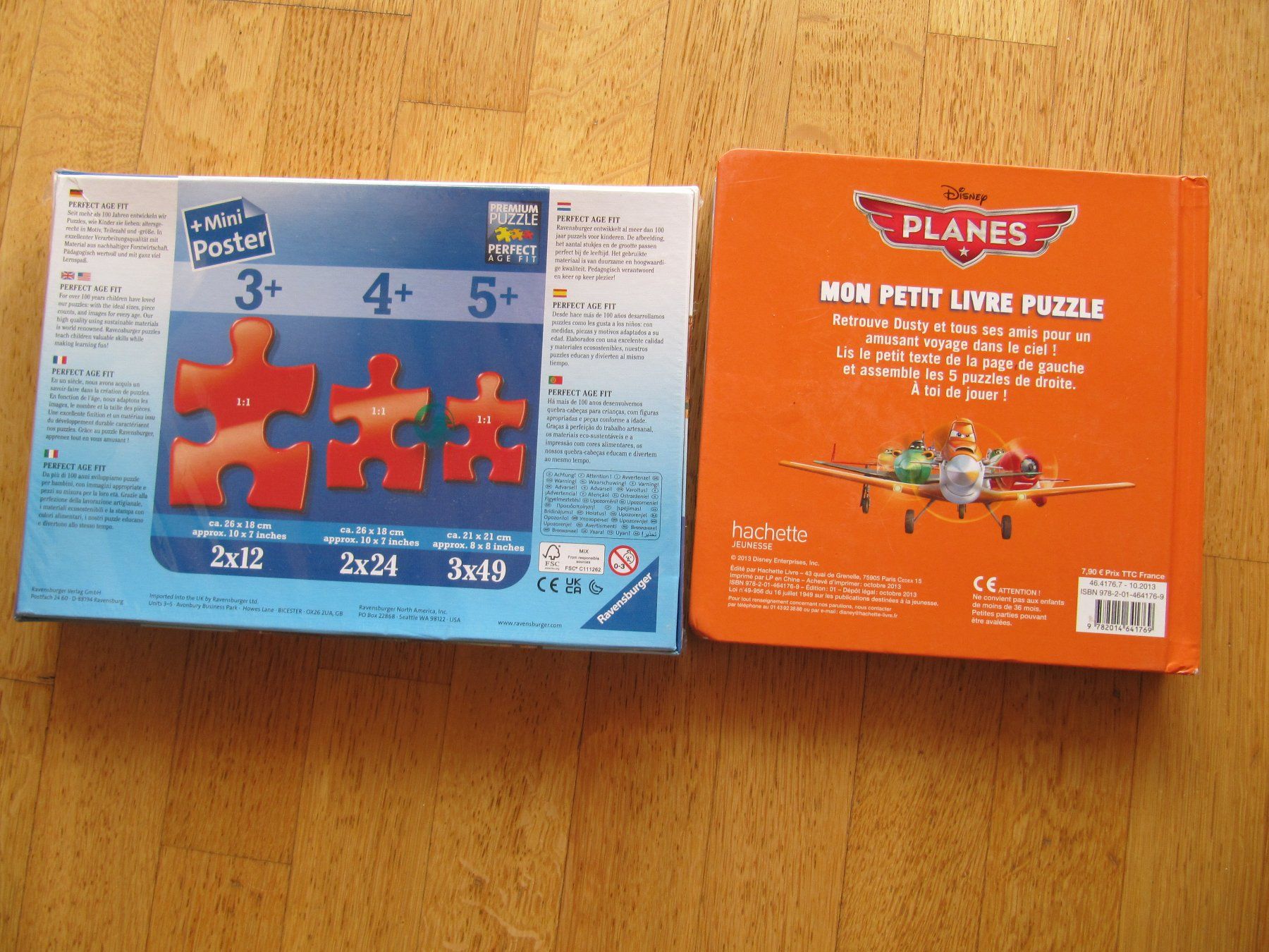 Ravensburger Puzzle: 2 x Puzzlen: Puzzlebuch planes = 4 Puzzle + Ravensburger Bau – Nuovo (secondo la descrizione) da Würenlos venduto da AustralisZ 3