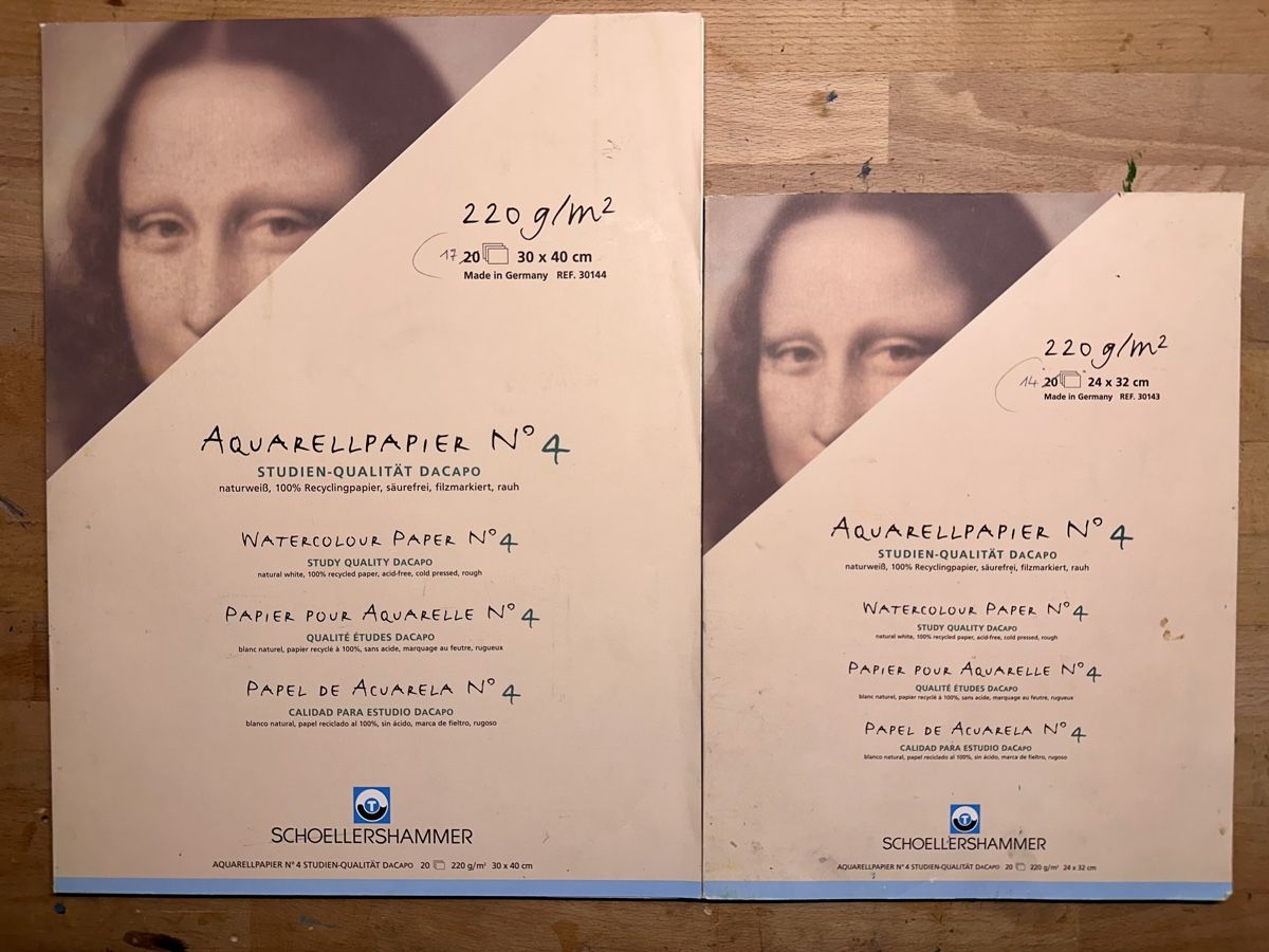 Carta: Aquarellpapier Blocks – Usato da Zuzwil BE venduto da BulkBox 8