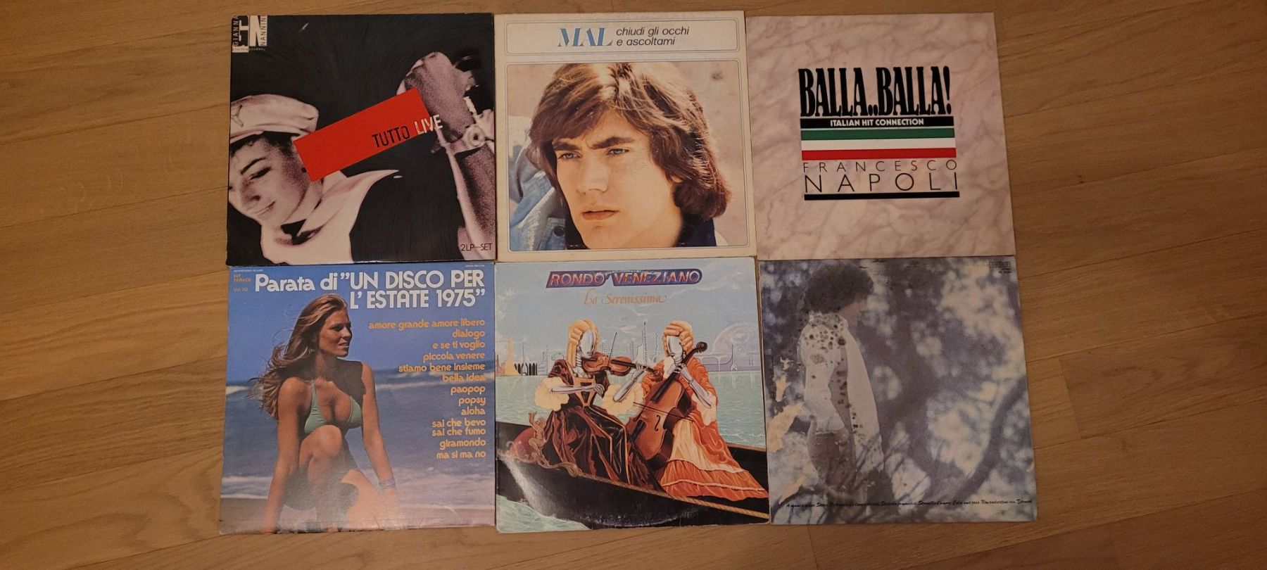 Dischi in vinile: 6 LP   Divers Italo/Italy – Usato da Martigny venduto da MZ-67
