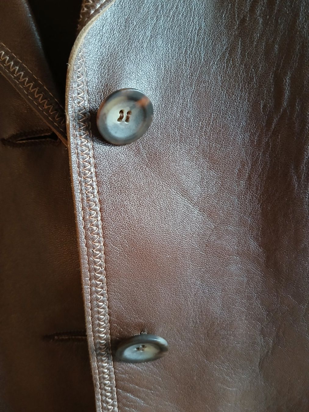 Giacche: Lederjacke, Damen, cognac, neuwertig, Grösse – Nuovo (secondo la descrizione) da Zürich venduto da cru_fidelo 4