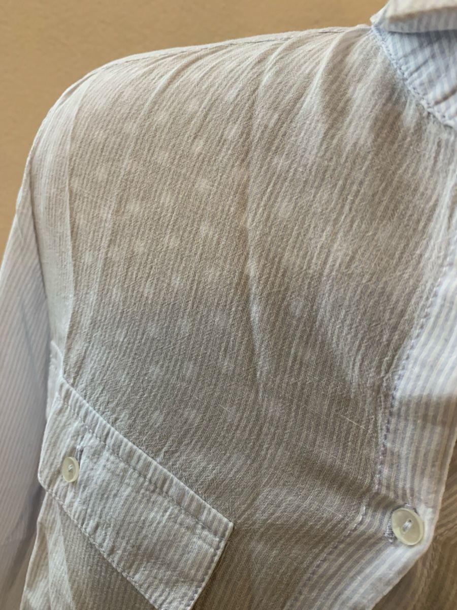 Esprit Blusen: Esprit Bluse, Gr. 34, hellblau leicht, gestreift – Gebraucht aus Frick von Cirilla 2