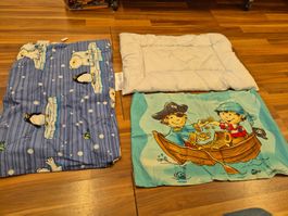 3 Kopfkissen 40x60 mit Überzug  K26