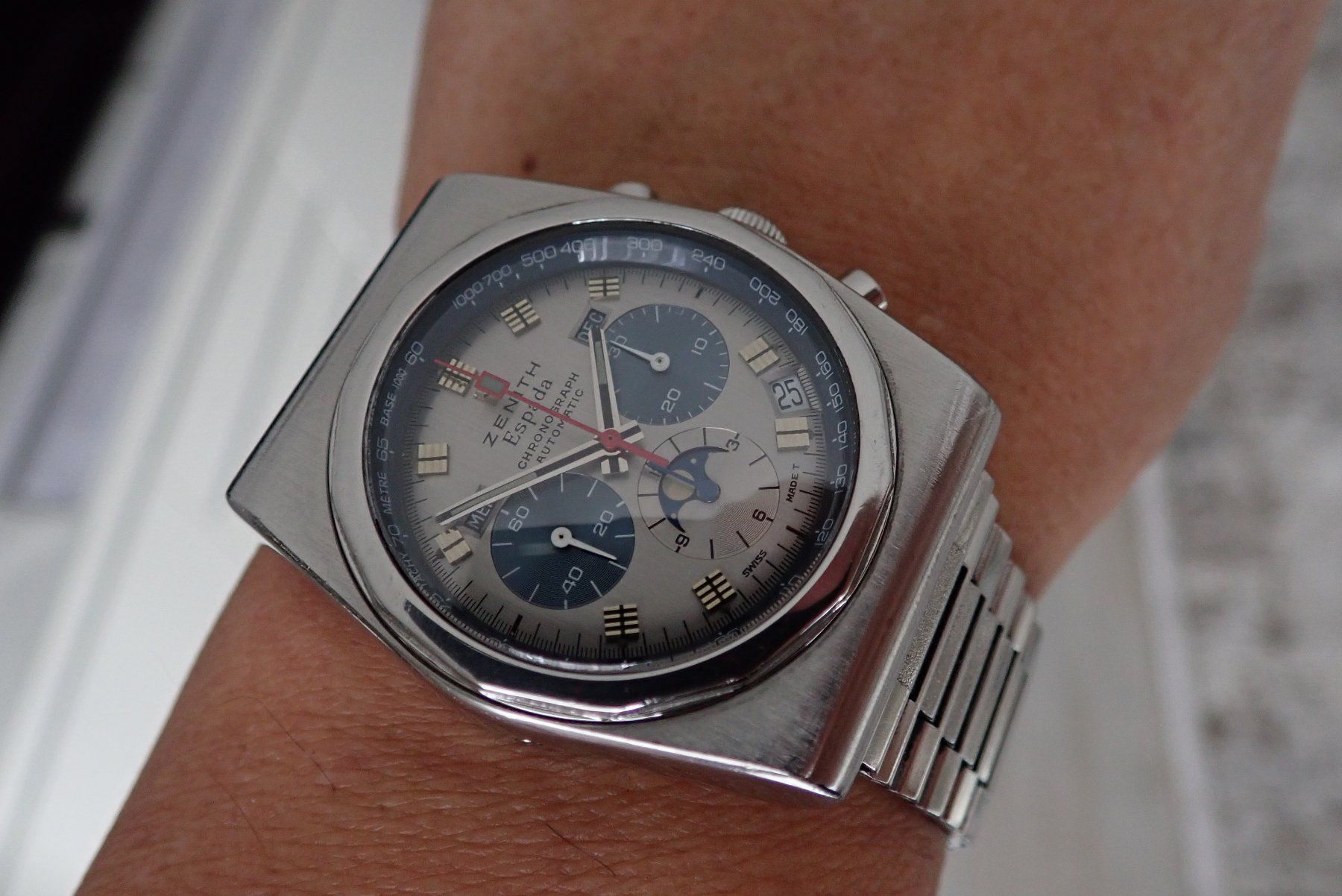 Zenith Orologi: ZENITH EL PREMERO,ESPADA,CHRONOGRAPH, MOONPHASE ,AUTOMATIC – Usato da Wohlen AG venduto da superwatchesteam