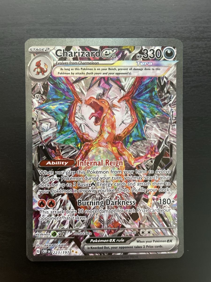 Pokémon Sammelbilder & Trading cards: Charizard EX OBF en 223/197 NM – Neu (gemäss Beschreibung) aus Savosa von RyumaSenpai97