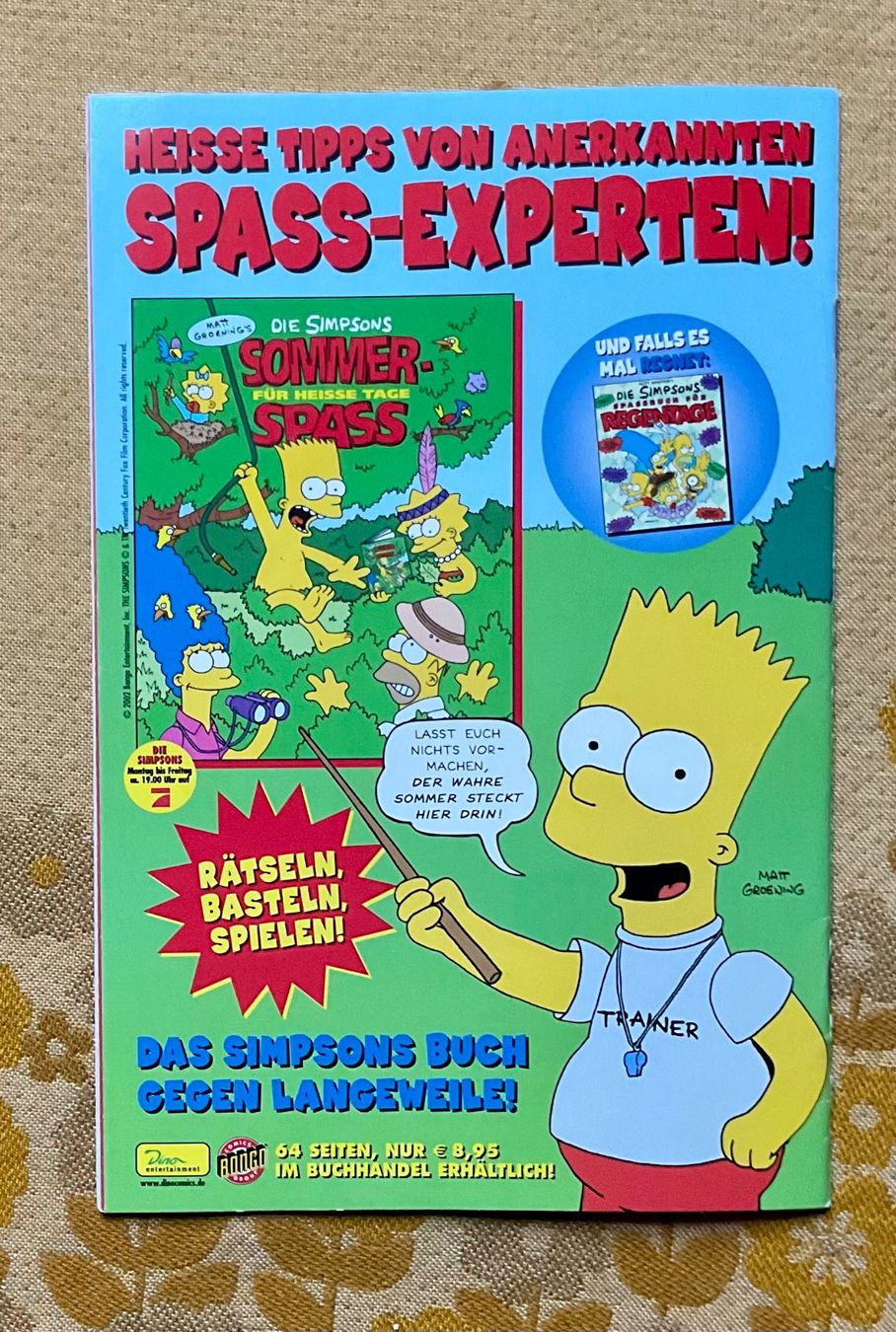 Comics: Bart Simpson Heft Nr 6 von 2002 – Gebraucht aus Endingen von nathan05 9