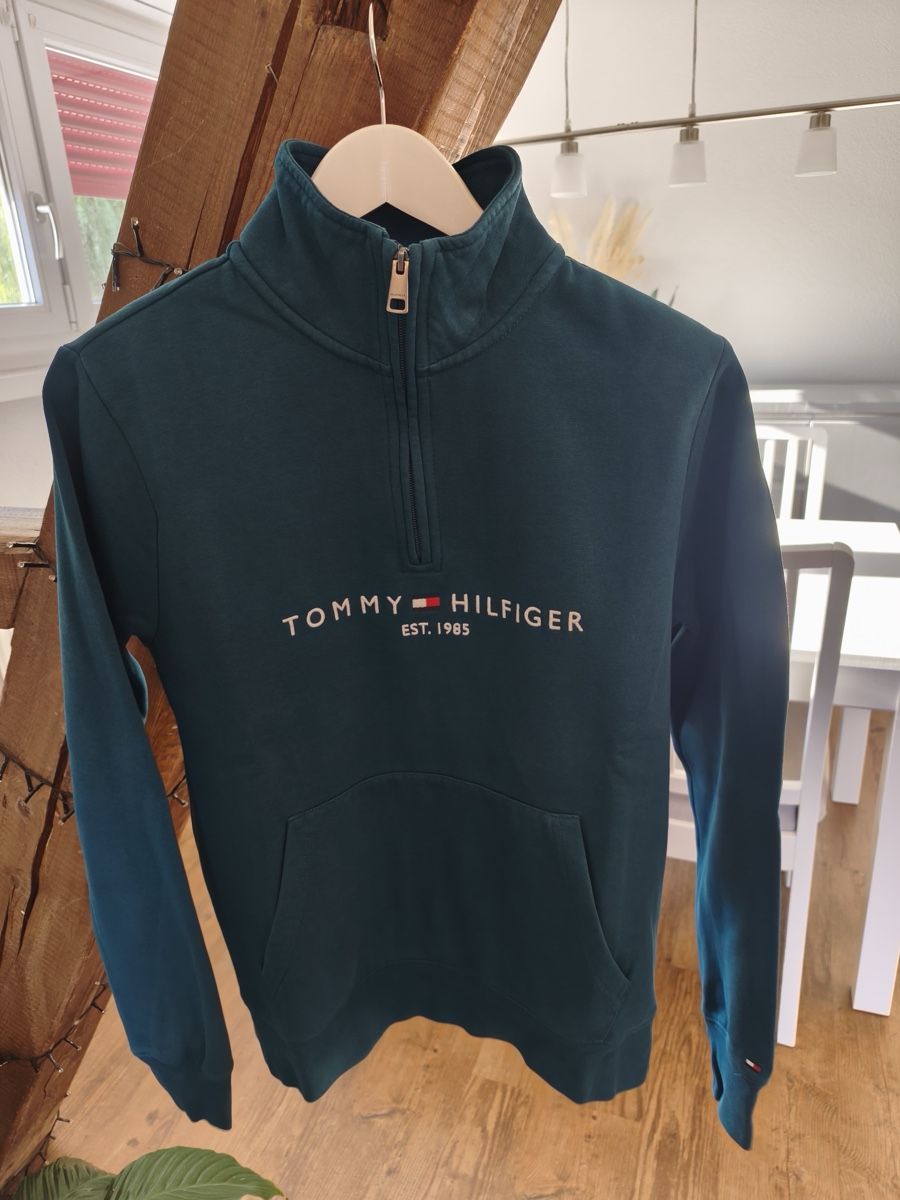 Tommy Hilfiger Pullover & Sweatshirts: Tommy Hilfiger Pullover Petrolfarbe Grösse S – Gebraucht aus Staufen von raphrow