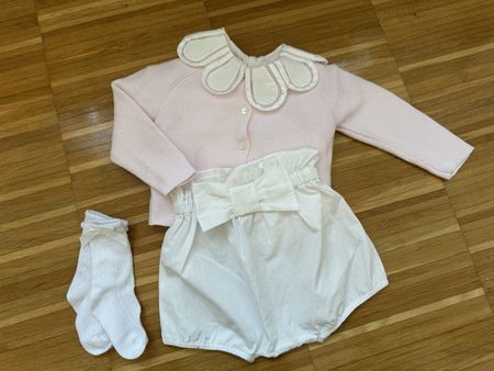 Festliches Set / Taufkleid Set von Jacadi, Gr 6-12 Mt