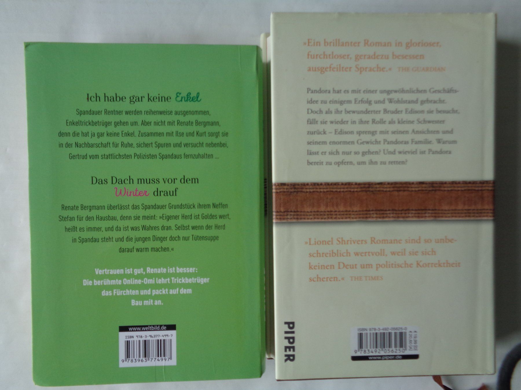 Bücher: 8 Bücher – Romane - Konvolut – Gebraucht aus Chur von omonia 8