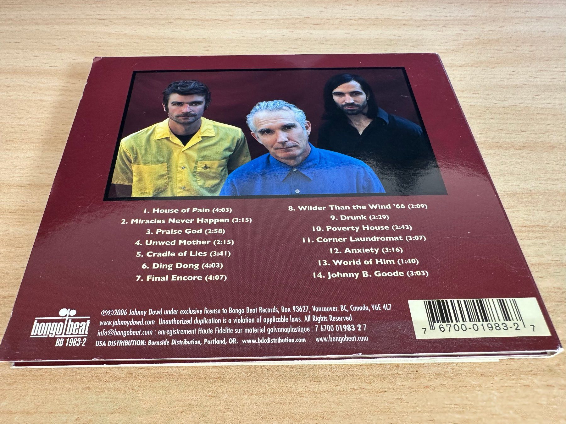 CDs: Johnny Dowd – Cruel Words – Gebraucht aus Rikon im Tösstal von Alpenmutz 1