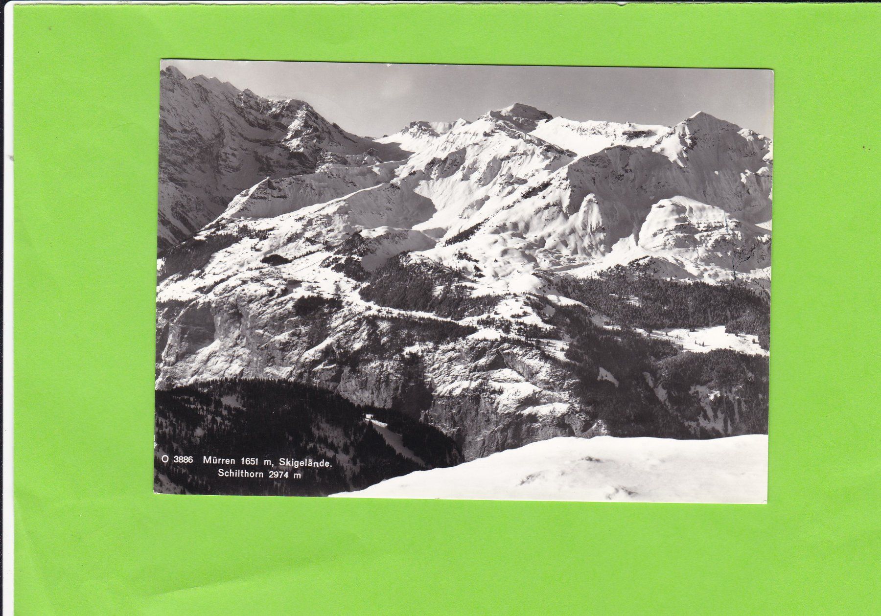 Cartoline postali: Mürren-Skigelände – Usato da St. Peterzell venduto da neckertal