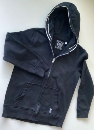 Kapuzenjacke schwarz Gr.146/152
