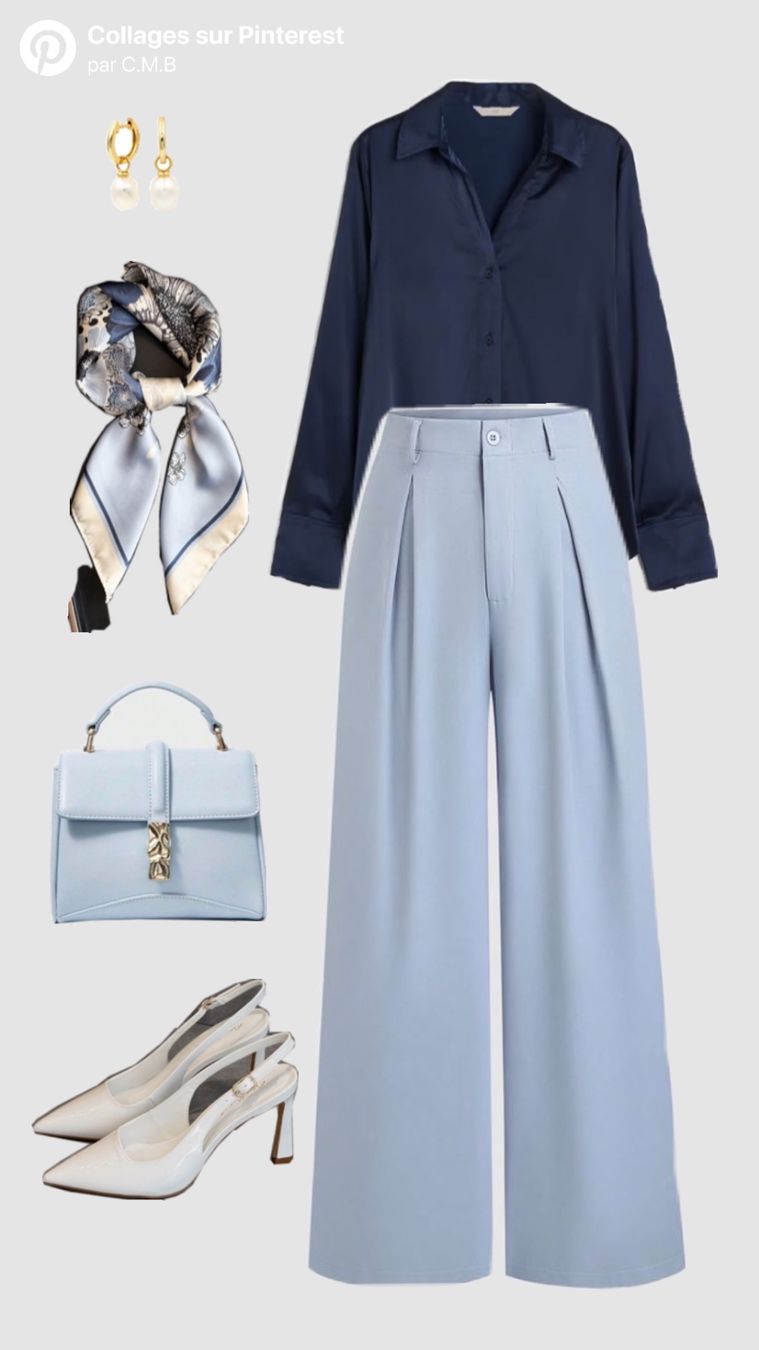 La Redoute Pantaloni: Light blue pants La Redoute S – Usato da St-Aubin FR venduto da claramathi 5