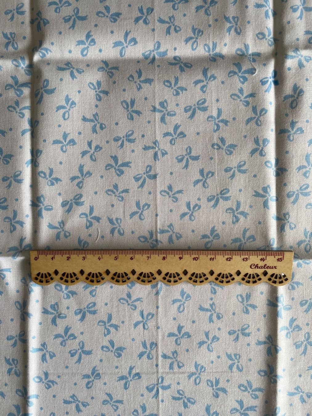Stoffe: Fat quarter/Coupon patchwork-couture Petits noeuds bleus – Neu und originalverpackt aus Gland von san_xz5j 6