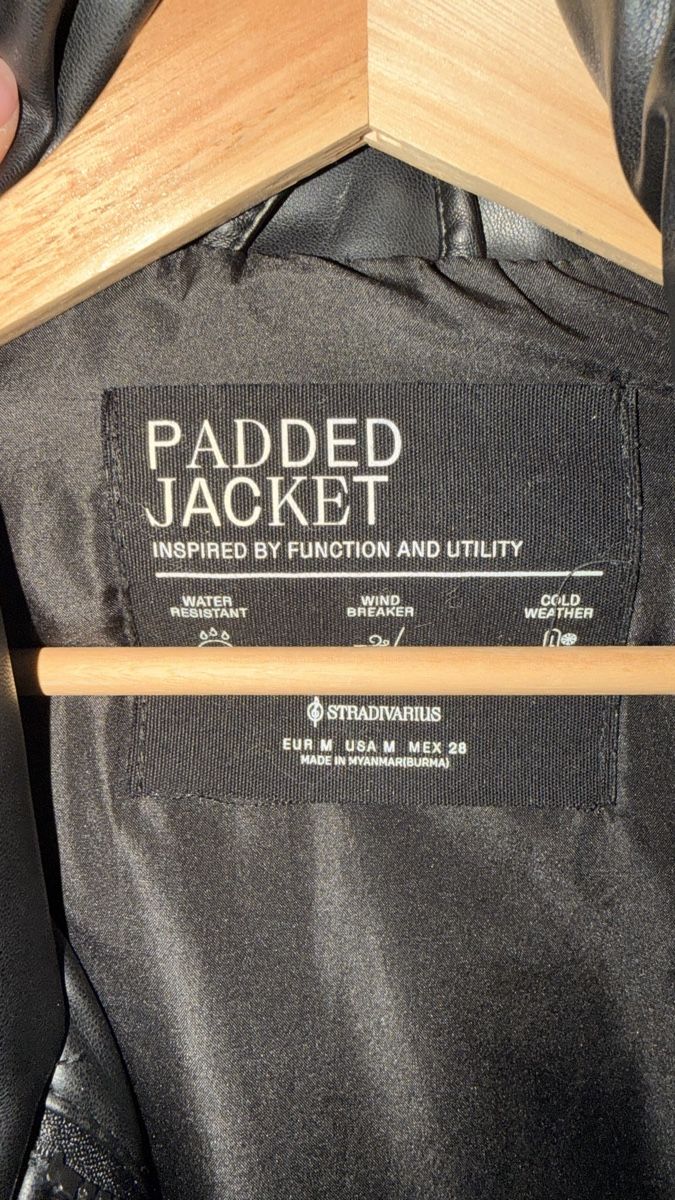 Giacche: Padded Jacket Kunstleder schwarz Grösse M – Usato da Nidau venduto da nin_5gk2 1