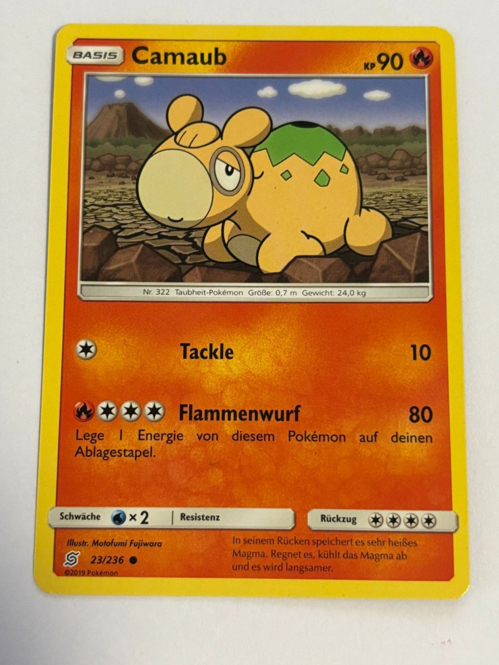Pokémon Sammelbilder & Trading cards: Pokemon-Karte Camaub 23/236 – Gebraucht aus Herisau von Seyashop1