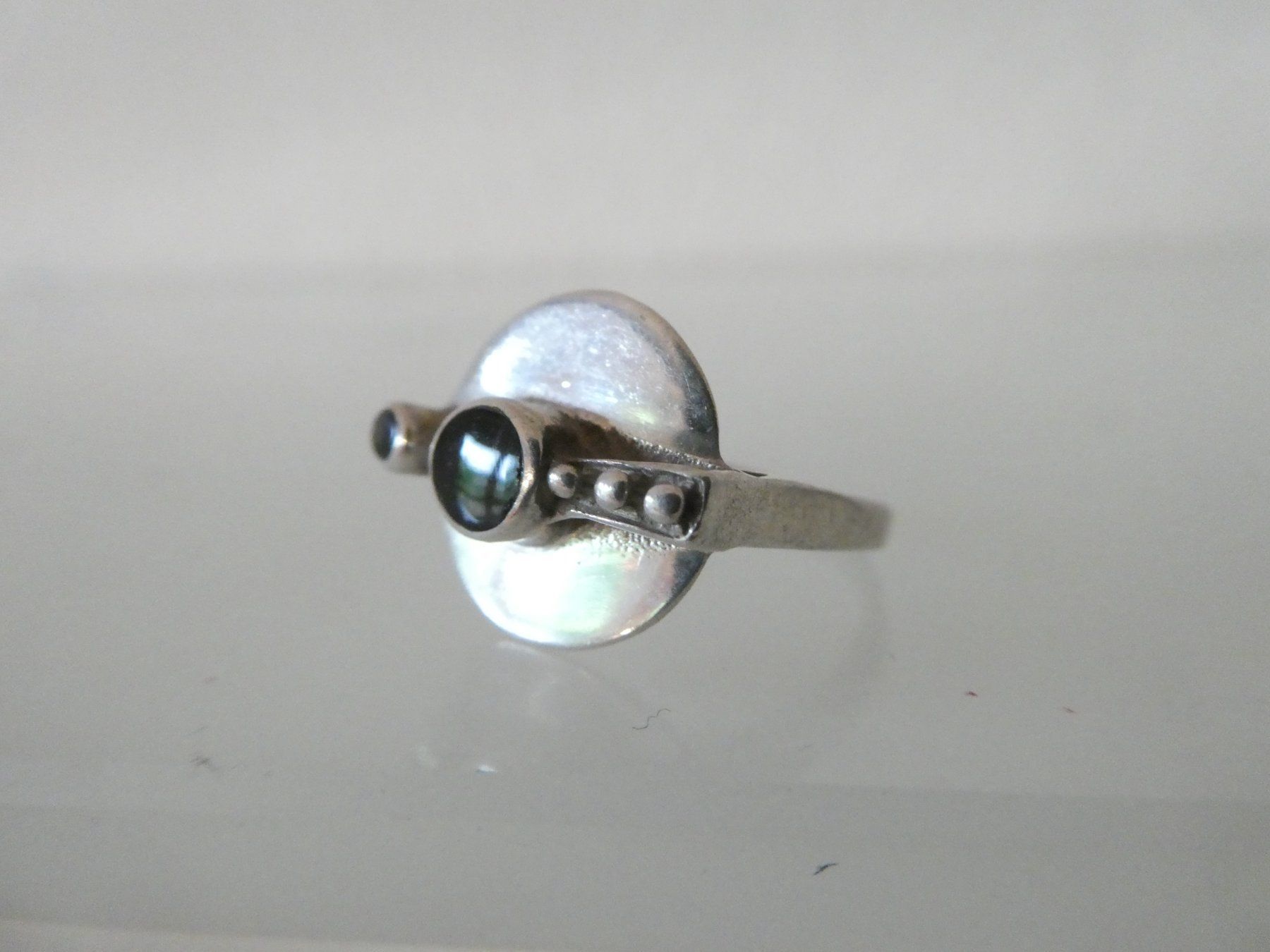 Ringe: Silberring 925 mit Onyx Gr. 51 (16.2mm) – Neu (gemäss Beschreibung) aus Gattikon von kaandooh