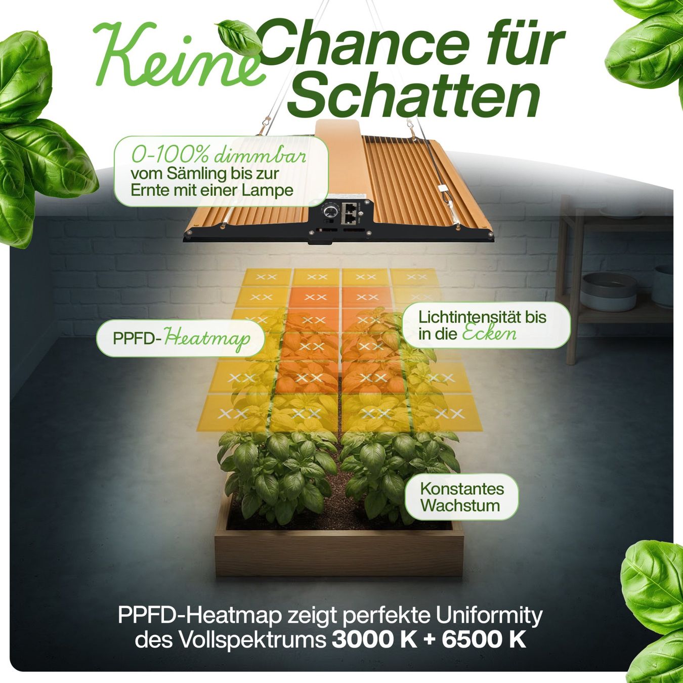 Lampen: Peralux QB-JT240 Quantum Board LED Grow Light Panel 240Watt – Neu und originalverpackt aus Rietheim von PeraLux 5