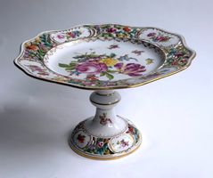 «Carl Thieme, Dresden» Vintage Obstschale/Tafelaufsatz