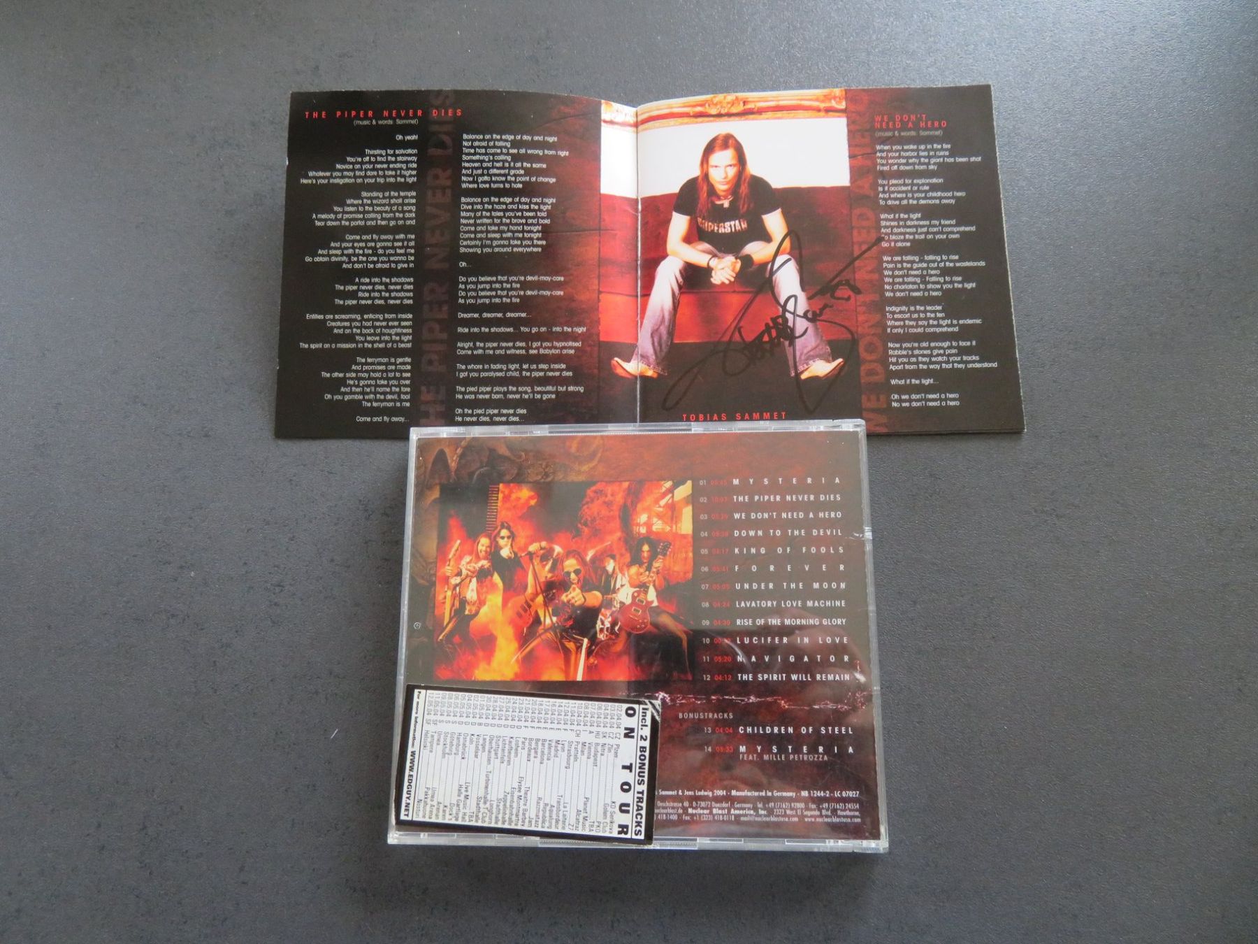 CDs: EDGUY Hellfire Club 2004  SIGNED!!!   Heavy Metal CD RAR – Gebraucht aus Niederbipp von Onyx32 1